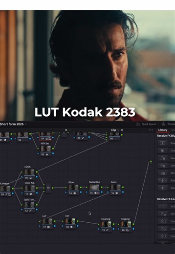 Télécharge Gratuitement mes 3 LUTs KODAK 2383 D55, D60 et D65 adaptées à l’espace colorimétriques de travail DWG en lien dans ma bio 🎨 Rejoins mon Académie Filmmaking en lien dans ma bio 🎬 Version longue du tutoriel sur ma chaîne YouTube pour mieux comprendre le fonctionnement de la LUT Kodak 2383 selon les recommandations de DaVinci Resolve 🎥 @22frames #filmmaking #22framesacademy #filmmaker #davinciresolve #kodak2383
