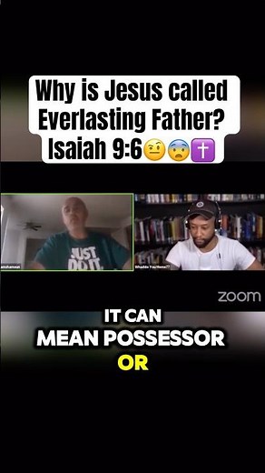 Jesus called EVERLASTING FATHER⁉️🤨 #Jesus #bible #samshamoun