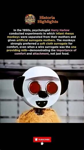 Harry Harlow’s Monkey Experiments: The Importance of Comfort and Attachment