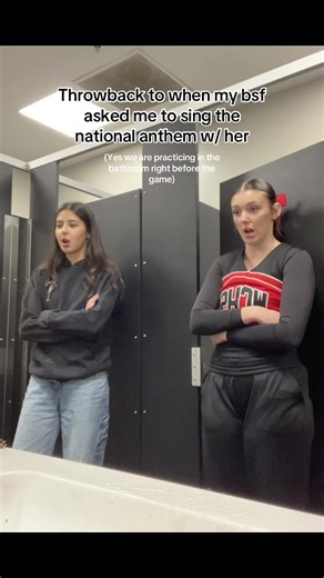 Volume warning lol we were so focused #nationalanthem #footballgame | national anthem