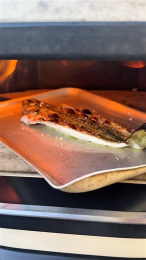 King George Whiting, roasted zucchini, peppers, butter beans, caper berries, a shit tonne of lemon, and a super high heat. Chefs kiss. | Andy Allen