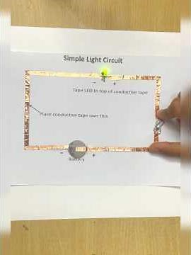 Part4:Basic electronics circuits-Paper Clip Switch #diy #shorts #diyelectronics #ytshorts #stem