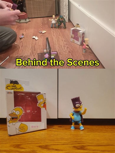 Behind the Scenes Bartman Transition ‪@JAKKSPacific‬ The Simpsons Stop Motion