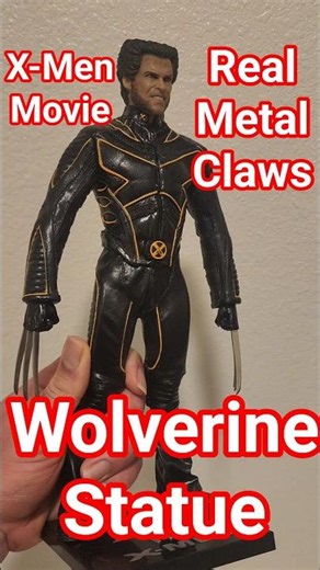 X-Men Movie - Wolverine Statue - Real Metal Claws