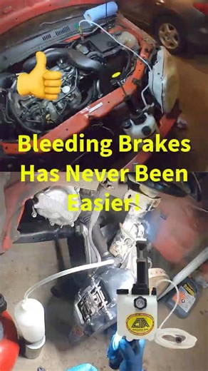 Bleeding Brakes With Ease! #car #automobile #racecar #mechanic #diy