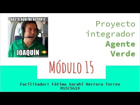 Módulo 15 - Semana 4 - Proyecto integrador - Prepa en línea SEP
