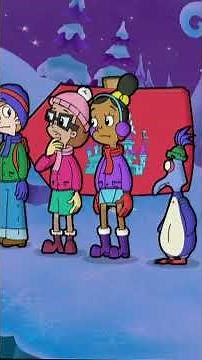 The CyberSquad goes on a sled 🛷 adventure to save the penguins! #shorts #cyberchase