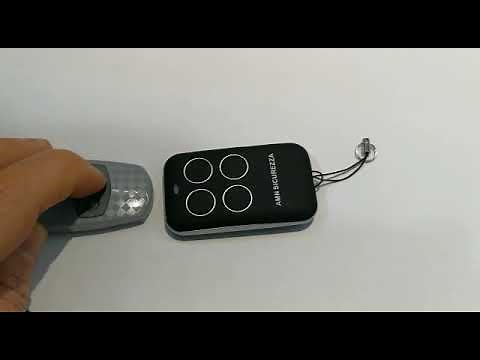 PROGRAMMAZZIONE TELECOMANDO CANCELLO / ALLARME AMN SICUREZZA DAL 433 CODICE FISSO CAME BFT FAAC