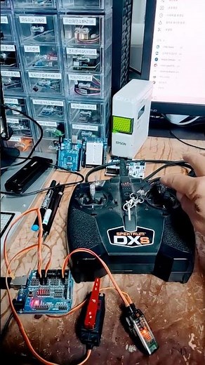 RC조종기로 서보모터 0~180° 컨트롤!아두이노 + RC리시버 연결!