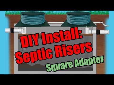 How to Install Risers and Lids on Concrete Septic Tanks w/ Square Hole