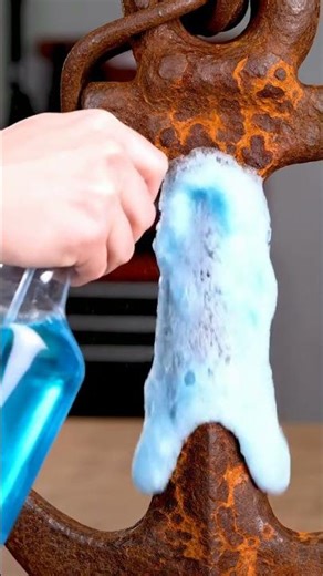 Rust Removal from Cast Iron Anchor ⚓️ | Satisfying Metal Restoration