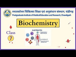 Biochemistry - 07 Class | PGIMER | KGMU | CCRAS | In hindi