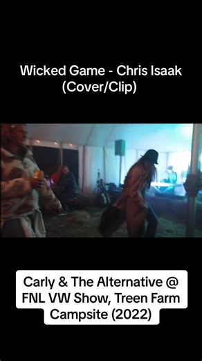 Wicked Game - Chris Isaak (Cover/Clip) - Carly & The Alternative @ FNL VW Show, Treen Farm Campsite (2022) #wickedgame #chrisisaak #carlyandthealternative #fnlvwshowtreenfarmcampsitecornwalluk #fyp