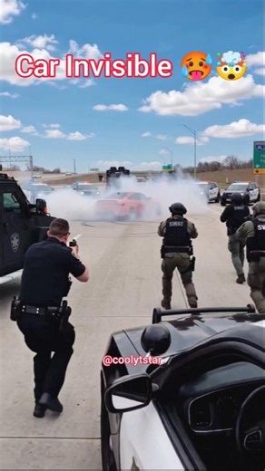 Drifting Car Invisible Police Reaction 🥵🤯 #coolytstar #shorts #foryou #reaction #police #swat