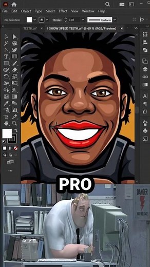 Beginner vs Pro Artist. Adobe Illustrator