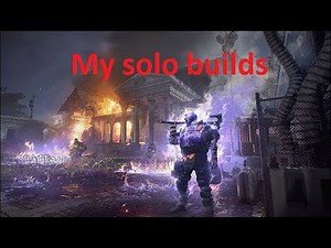 The Division 2 The builds i used to solo the Paradise Lost Incursion