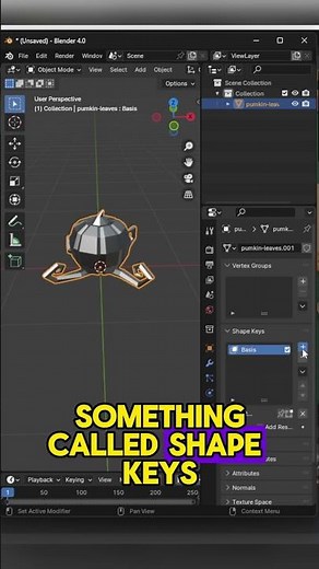 Creating and Using Blend Shapes in Unity with Blender