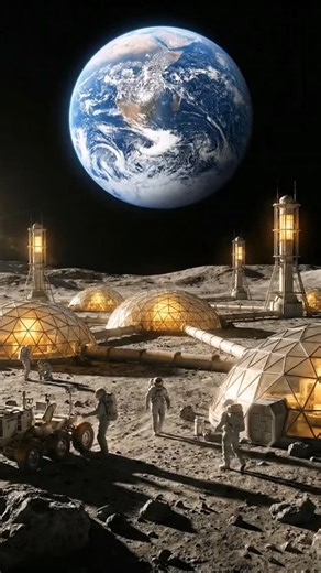 Galaxy Codex ☄️ on Instagram: "The First Human City Beyond Earth🌖👨‍🚀 Imagine a fully developed city on the Moon, where astronauts live inside advanced colonies designed to survive the harsh lunar environment. A bold vision of humanity’s future beyond Earth. #mooncity #moonbase #space #astronauts #futureofhumanity #spaceexploration #outerspace #shorts #earth #explore #fyp #viral #instagram #alogrithm #newreels #nasa"