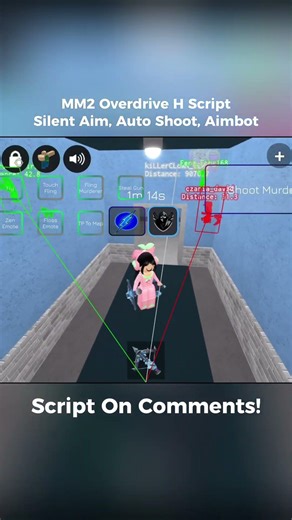MM2 OVERDRIVE H SCRIPT 2026 ( SILENT AIM, AUTO SHOOT ) #mm2 #mm2script #scriptmm2