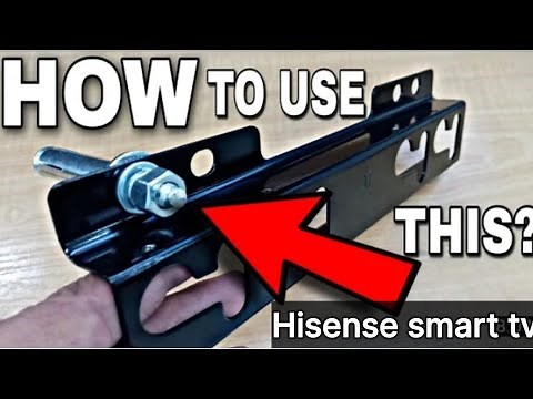 How to install wall bracket for 50 inches Hisense smart tv wall mount 50" Android Tv Quick and Easy