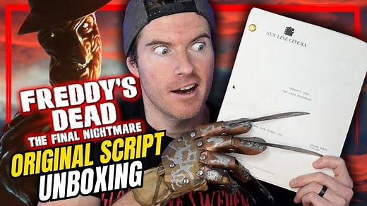 Unboxing An Original Script From Freddy's Dead: The Final Nightmare