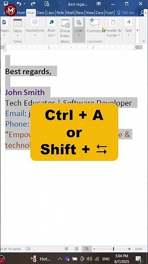 Save Tons of Time in Word With AutoText!