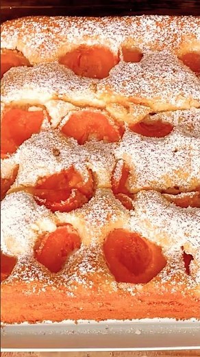 Aprikosen-Kuchen Rezept, Flauschig ! #food #backen #backrezept