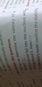 How can we determine the valency of an element?Why do electron... | Filo