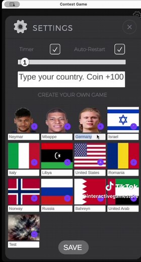 Create your tiktok game with your images and texts #tiktoklivegame #tiktokstream #tiktokstreams #tiktoklive #tiktokgames #tiktokgame