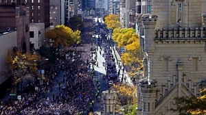 How many people were at Cubs World Series parade?
