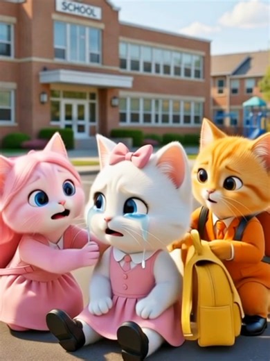 Meet Jerry's New friend lilly & Bunny🎀#lonleycatdiary #sad #catstory #foryoupage❤️❤️ #fyp