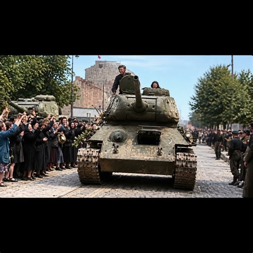 Bitwa pancerna na przedpolach Warszawy. 1944 rok. #2ww #history #colourised #4k