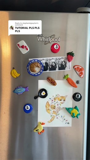 How to Make Cute Clay Fridge Magnets at Home Tutorial