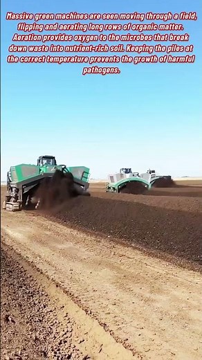 Heavy Duty Windrow Turners Processing Organic Compost Material