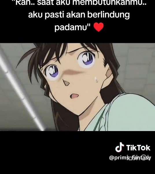Makin menyala word of affirmation dari Shinichi, Ran bener2 d cintai ugal-ugalan sama si detektif 🥰 #detectiveconan #ranmouri #shinichikudo #conanedogawa #shinran💕_team