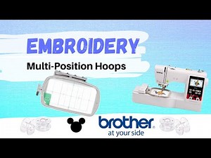 Multi-position hoops | Brother PE550d