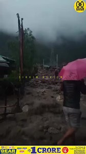 North Sikkim experienced severe weather conditions last night with continuous heavy rainfall causing landslides and roadblocks. Over 1,000 tourists are stranded in the region, particularly in areas like Lachung and Lachen. | Sikkim Review