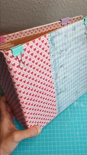 Cómo hacer una encuadernación con espina rusa para tu álbum de scrap