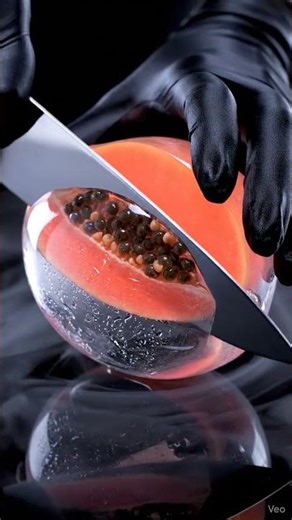 Slicing Papaya #papaya #asmr #fruit