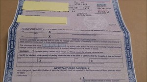 ¿Cómo llenar y dónde firmar un título de carro para venderlo?