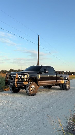 Dually Bubba Trucks at Sunrise
