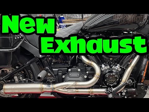 Fab28 x FXR Division Exhaust Install on my FXLRS! - Harley Davidson M8 Softail