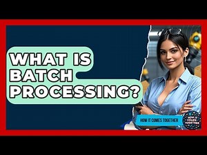 What Is Batch Processing? - How It Comes Together