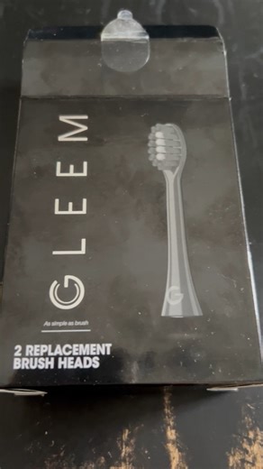 Watch Gleem electric toothbrush replacement heads on Amazon Live