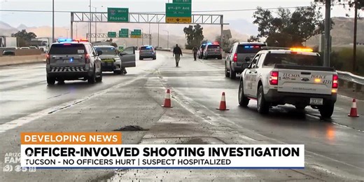 Suspect injured in trooper-involved shooting on I-10 in Tucson