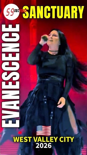 Evanescence Sanctuary in West Valley City 🇺🇸 2026 #evanescence #amylee #sanctuary
