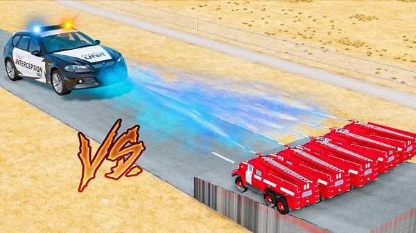 Big vs Small Cars Take on the Cannon Water Challenge