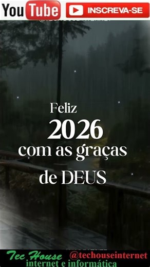 Feliz 2026 -Seja Bem vindo ao canal Tec House Internet e Informática #shorts