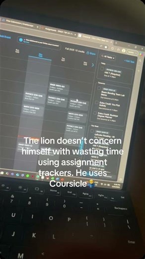 Follow for more Coursicle tips!