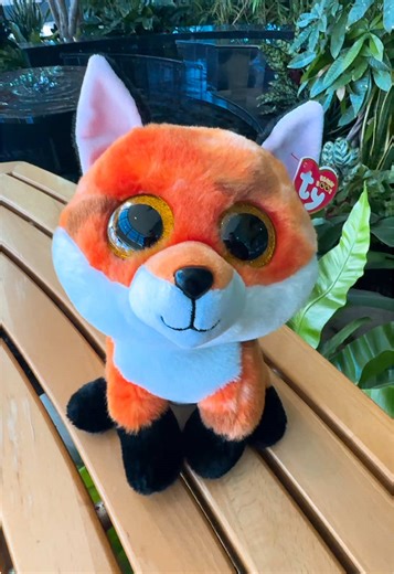 Meadow vibes 🦊 #plush #stuffedanimal #ty #beanieboo